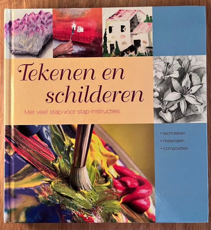 Tekenen en Schilderen - Stap-voor-stap Instructies, Boeken, Hobby en Vrije tijd, Zo goed als nieuw, Tekenen en Schilderen, Geschikt voor kinderen