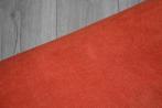 Polar fleece stof - uni roest rood gekleurd #2806, 120 cm of meer, Ophalen of Verzenden, Katoen, Nieuw