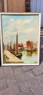 Schilderij Spakenburg  van Klerk schilder onbekend 42/32 cm, Ophalen of Verzenden