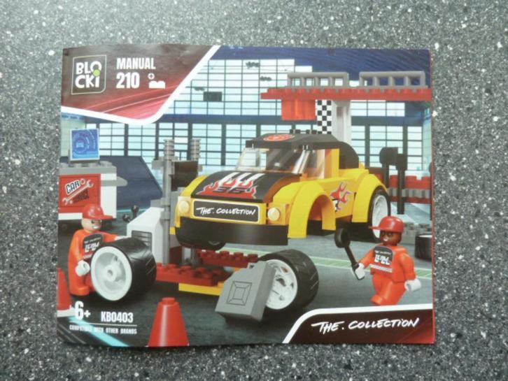 Blocki Bouwdoos Garage - z.g.a.n., Kinderen en Baby's, Speelgoed | Bouwstenen, Zo goed als nieuw, Overige merken, Ophalen of Verzenden