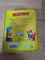 pesten in blik - s4782, Hobby en Vrije tijd, Gezelschapsspellen | Bordspellen, Ophalen of Verzenden, Zo goed als nieuw