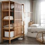 IKEA NORDKISA open kledingkast met schuifdeur, Huis en Inrichting, Kasten | Kledingkasten, Ophalen, Met plank(en), 100 tot 150 cm