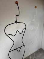 Staande kapstok "Hapen" dressgirl met vrouwensilhouet, Huis en Inrichting, Woonaccessoires | Kapstokken, Ophalen, Gebruikt, Metaal
