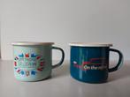 2 emaille bekers Land Rover Club Holland Landrover, Ophalen of Verzenden, Auto's
