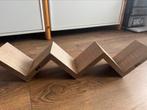 Modern Zig-Zag Wooden– 60 cm – Decorative Book Holder, Eikenhout, Zo goed als nieuw, Minder dan 25 cm, Minder dan 100 cm