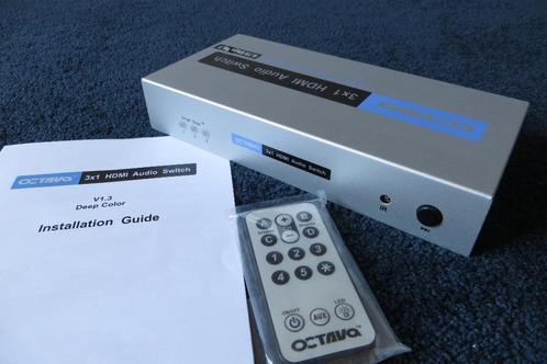 Octava HDA31 3-poorts HDMI Switch, Audio, Tv en Foto, Audiokabels en Televisiekabels, Gebruikt, HDMI-kabel, Minder dan 2 meter