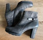 ZGAN Paul Green laarsjes 40,5 hak antraciet grijs suede leer, Ophalen of Verzenden, Zo goed als nieuw, Grijs