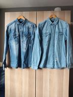 Spijker overhemden heren only sons/ Uniplay mt M prijs per 2, Ophalen of Verzenden, Zo goed als nieuw, Blauw, Only & Sons