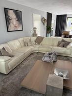 leren hoekbank creme wit, Ophalen, Gebruikt, Leer, Modern