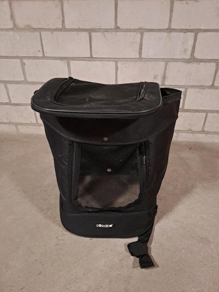 Hondenrugzak zwart, Dieren en Toebehoren, Honden-accessoires, Gebruikt, Ophalen