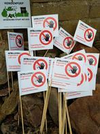 25 "STOP POEP" vlaggetjes (Mèt Gratis Verzending), Dieren en Toebehoren, Honden-accessoires, Verzenden, Nieuw