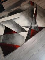 Modern vloerkleed met geometrisch design, 100 tot 150 cm, Rood, Ophalen of Verzenden, Zo goed als nieuw
