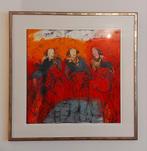 Zeefdruk Sjer Jacobs - Tres Feminae, Antiek en Kunst, Ophalen