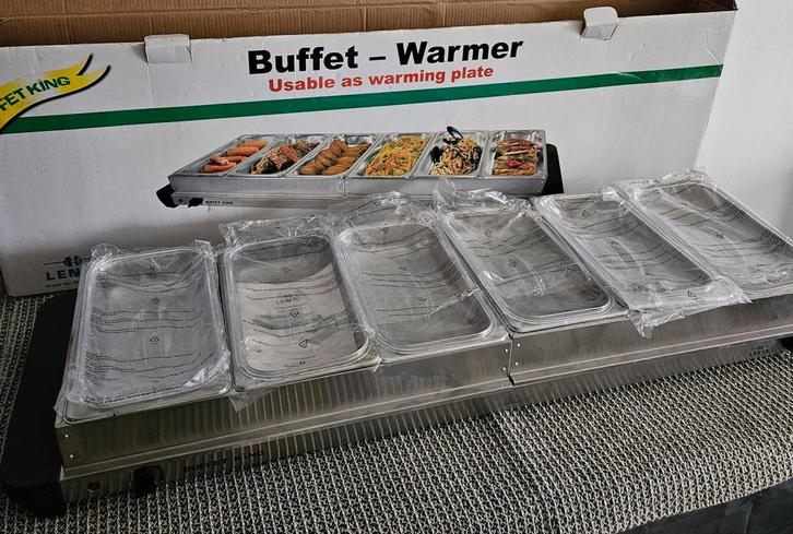 Buffetwarmer Lentz 6 Bakken - Zo Goed Als Nieuw!, Witgoed en Apparatuur, Overige Witgoed en Apparatuur, Zo goed als nieuw, Ophalen