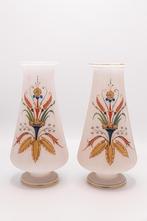 19e-eeuwse vazen, opaline glas, Ophalen of Verzenden