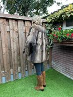 Vintage bontjas, Ophalen of Verzenden, Gedragen, Maat 38/40 (M), Bruin