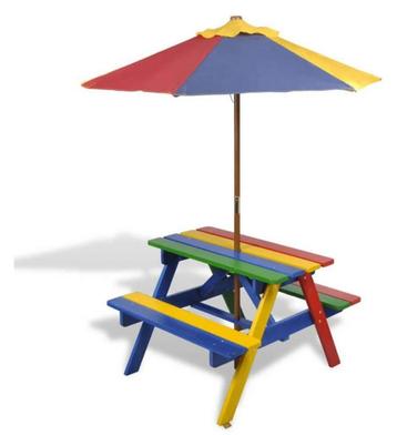 Picknicktafel picknickset hout voor kinderen GRATIS BEZORGD! beschikbaar voor biedingen