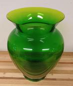 Bohem / Boheemse vaas - groen, Ophalen of Verzenden
