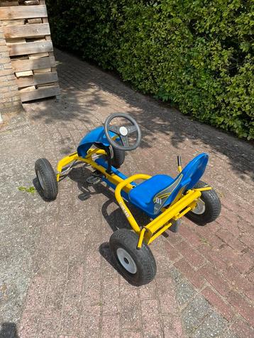 Berg cyclo skelter blauw geel