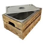 Kist / veilingkist catering (voor waterbak & chafing dish), Huis en Inrichting, Ophalen, Nieuw, 50 tot 100 cm, Minder dan 100 cm