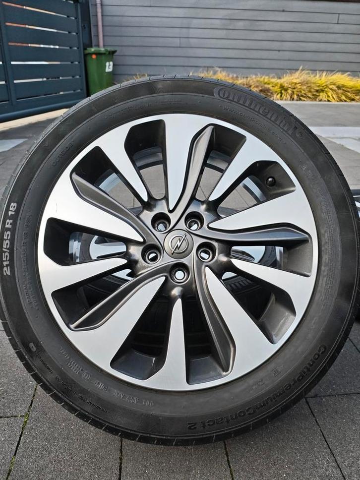 Originele Opel Mokka 18 inch Bi-Color velgen 5x105 Zomerband, Auto-onderdelen, Banden en Velgen, Banden en Velgen, Zomerbanden