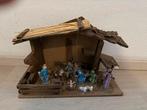 Kerststal met figuren, Diversen, Ophalen of Verzenden, Zo goed als nieuw