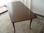 Queen Ann eettafel uitschuifbaar i.z.g.st.+ 4 stoelen oud ro, Huis en Inrichting, Tafels | Eettafels, 50 tot 100 cm, Rechthoekig