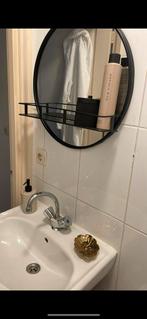 Ronde spiegel, Zo goed als nieuw, Minder dan 100 cm, Wasbak of Wastafel, 25 tot 50 cm