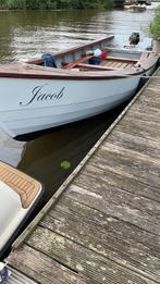 Sloep, Klassieke houten overnaadse ex marine sloep, Ophalen, 10 tot 30 pk, Gebruikt, 6 meter of meer