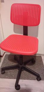 Kinder bureaustoel, Ophalen, Zo goed als nieuw, Rood