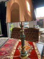 Antieke lamp met nieuwe kap, Ophalen of Verzenden