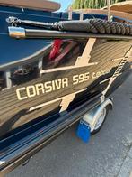 Corsiva 595 mercury 25pk occasion bouwjaar 2020 vaarklaar!, Watersport en Boten, Ophalen, 10 tot 30 pk, 3 tot 6 meter, Buitenboordmotor