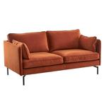 Nieuwe Design tweezits bank. Pols potten PPNo2, 150 tot 200 cm, 75 tot 100 cm, Ophalen of Verzenden, Metaal
