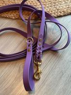 Lange honden lijn biothane paars, Verzenden, Zo goed als nieuw