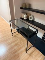 Klein IKEA Vittsjö tafeltje, Huis en Inrichting, Tafels | Bijzettafels, Minder dan 55 cm, Gebruikt, Glas, Rechthoekig