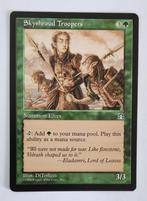 Skyshroud Troopers Stronghold MTG Near Mint, Ophalen of Verzenden, Zo goed als nieuw, Losse kaart