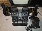 Thrustmaster 2x t16000m, 1x hosas en t-flight rudder, Ophalen of Verzenden, Zo goed als nieuw, Thrustmaster/Logitech