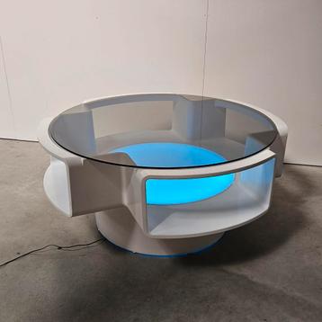 Vintage Space Age salontafel, model Orion van Curver beschikbaar voor biedingen