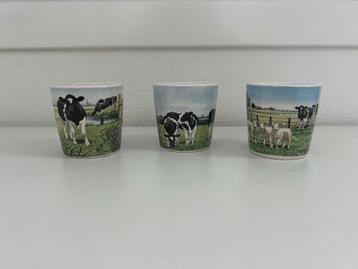 Eierdopjes Wiebe van der Zee - Friese Koeien beschikbaar voor biedingen