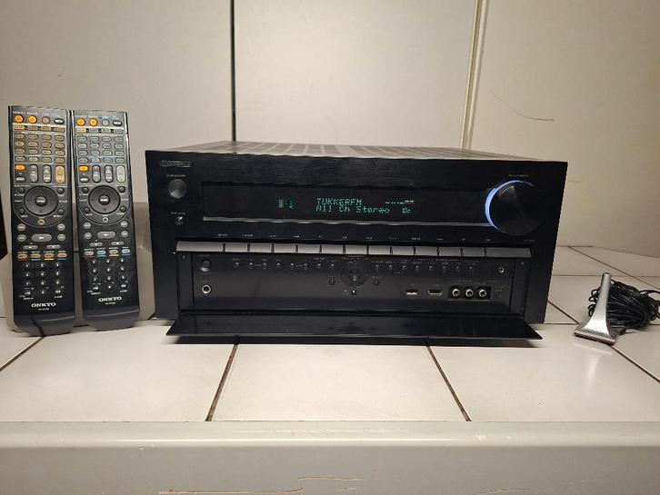 Onkyo TX-NR809 Receiver Met 2 afstandsbedieningen vol opties, Audio, Tv en Foto, Versterkers en Receivers, Refurbished, 120 watt of meer