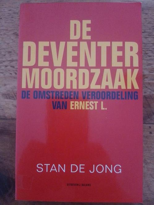 Sjaak de Jong - De Deventer moordzaak, Boeken, Thrillers, Zo goed als nieuw, Nederland, Ophalen of Verzenden