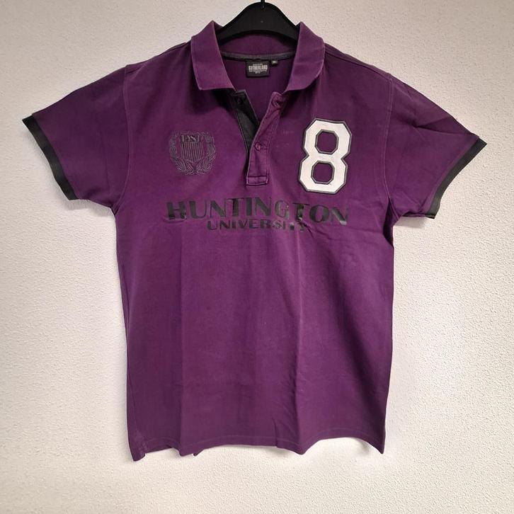 Heren poloshirt km, Sutherland, lila, XL, Kleding | Heren, Polo's, Zo goed als nieuw, Maat 56/58 (XL), Paars, Ophalen of Verzenden