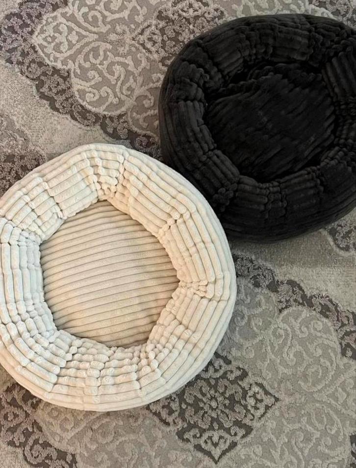 Adori Kattenmand Donut - Beige & Grijs, Dieren en Toebehoren, Katten-accessoires, Nieuw, Ophalen