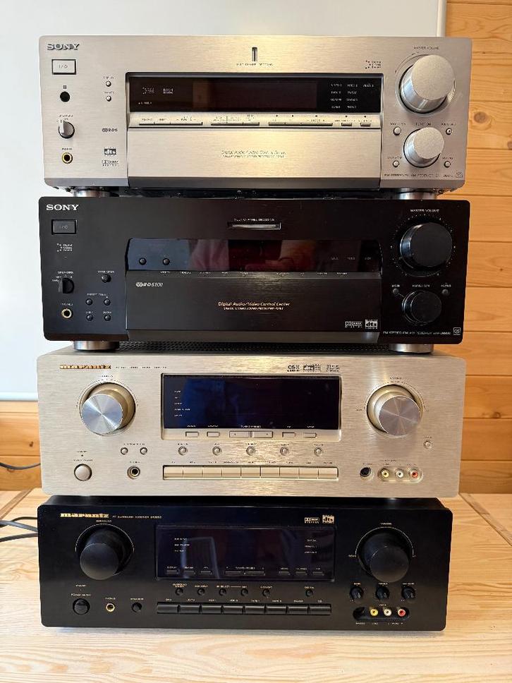 Sony STR-DB830 + STR-DB870 / Marantz SR5000 + SR6300, Audio, Tv en Foto, Versterkers en Receivers, Gebruikt, 5.1, 60 tot 120 watt