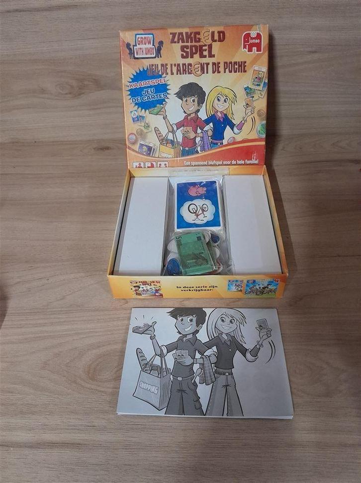 Zakgeld spel - kaartspel - s3488, Hobby en Vrije tijd, Gezelschapsspellen | Bordspellen, Zo goed als nieuw, Ophalen of Verzenden
