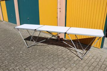 3 delige tafel Plaktafel Lang: 3 x 100 cm Breed: 60 cm Hoog: