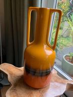 Vintage look vaas (oker / geel / bruin) zgan, Huis en Inrichting, Woonaccessoires | Vazen, Overige kleuren, Aardewerk of Porselein