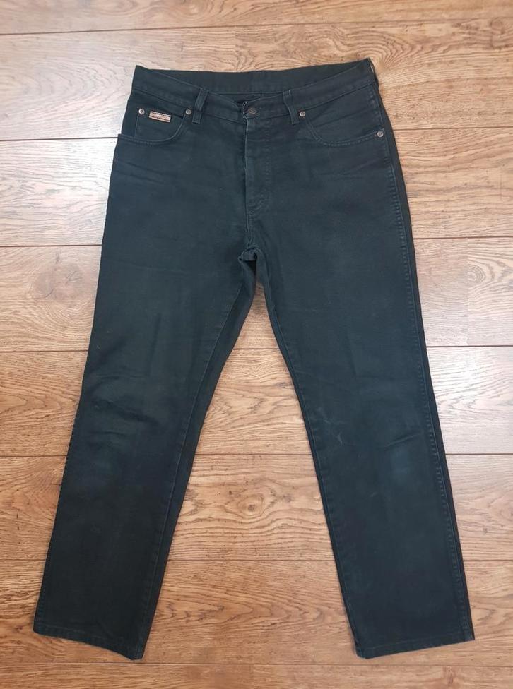 Wrangler TEXAS W32 L30 Straight 100% katoen Bronno3230 Zwart, Kleding | Heren, Spijkerbroeken en Jeans, Zo goed als nieuw, W32 (confectie 46) of kleiner