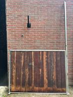stal wand met rvs, paal voor (weide)poort, QMAC bodemvlakker, Dieren en Toebehoren, Meerdere dieren, Minder dan 160 cm, 0 tot 2 jaar