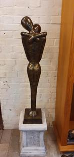 KOPPEL / INNIGE OMHELZING / bronzen tuinbeeld, Nieuw, Info@huisentuindecoratiemarie.nl, Mensenbeeld, Huis en tuin decoratie marie